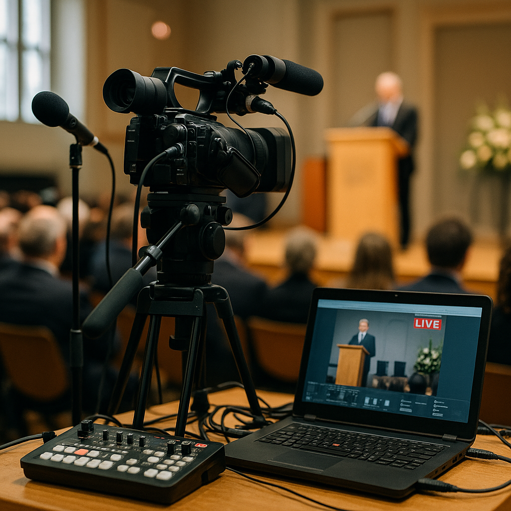 Live streaming for panels, discussions, and ceremonies — Connecticut, New York, Massachusetts