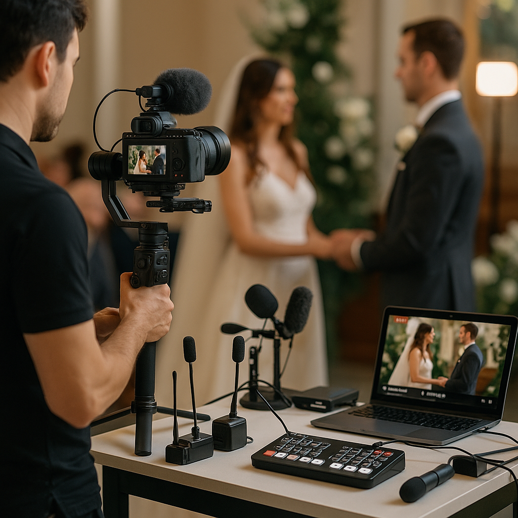 Wedding live streaming with multi-camera videography — Connecticut, New York, Massachusetts